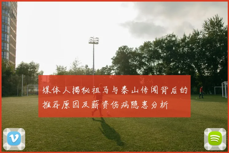 媒体人揭秘祖马与泰山传闻背后的推荐原因及薪资伤病隐患分析