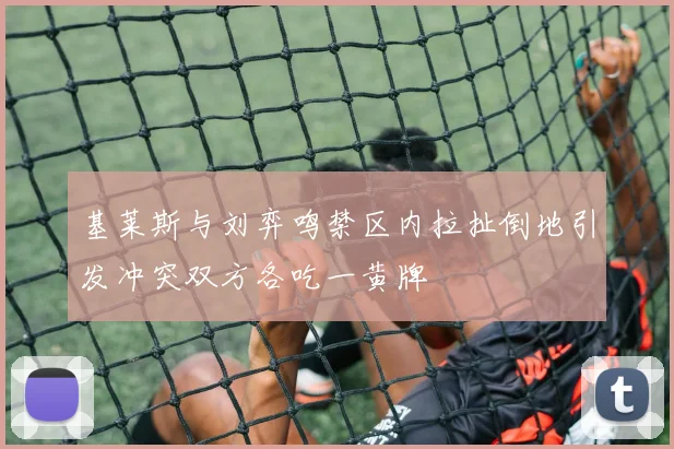 基莱斯与刘弈鸣禁区内拉扯倒地引发冲突双方各吃一黄牌